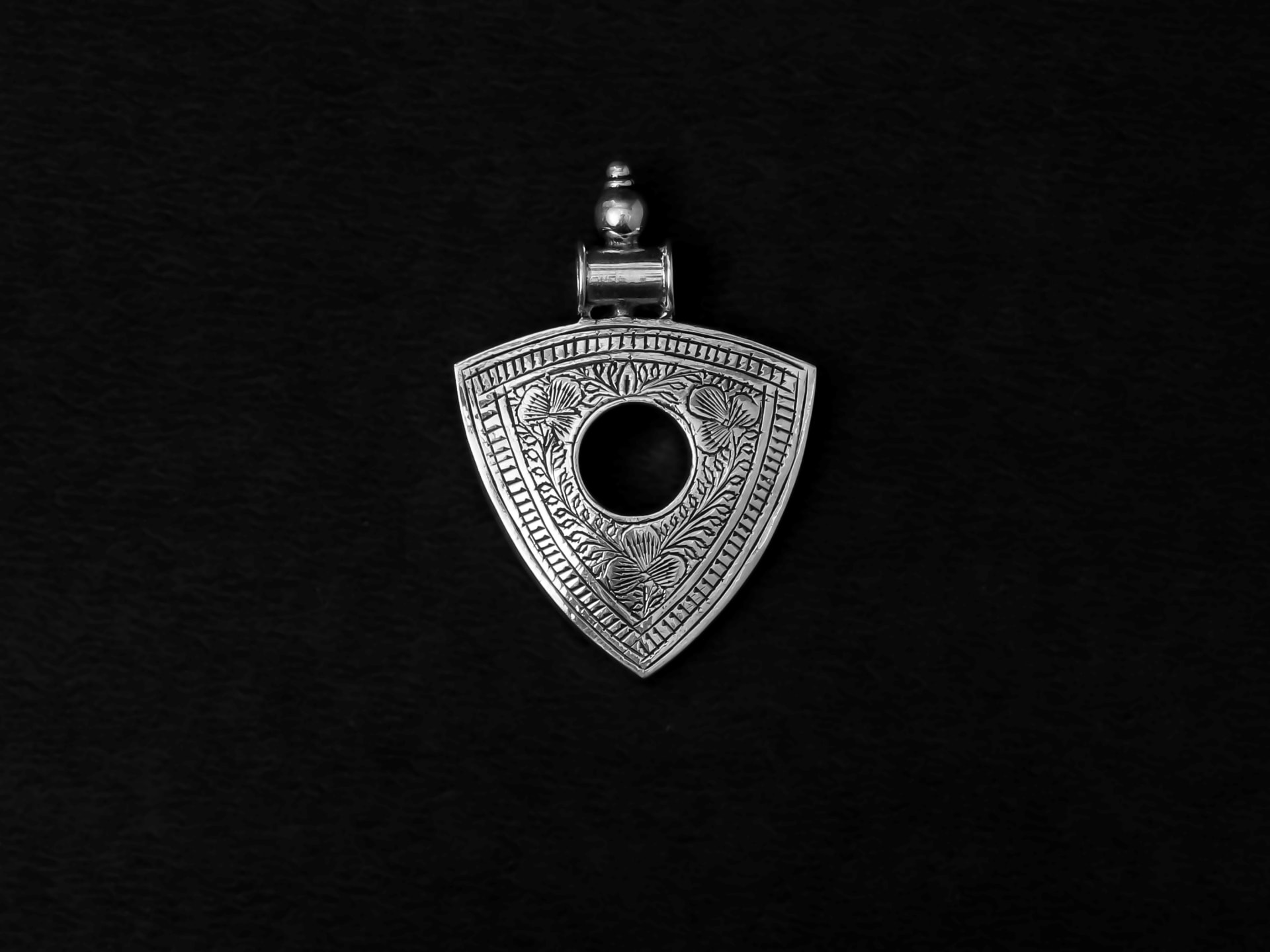 Rounded Triangle Hollow Pendant Rounded Triangle Hollow Pendant